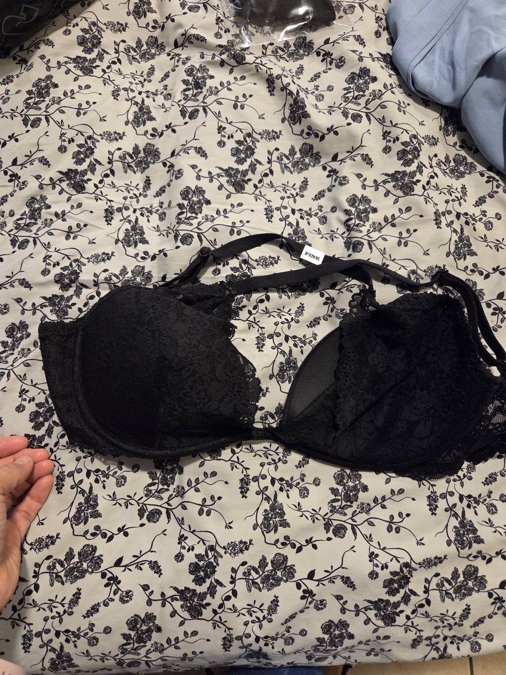 Black Lace Push-Up Bra - PINK Victoria's Secret